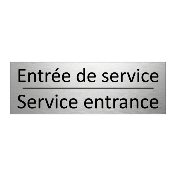 Entrée de service - Service entrance