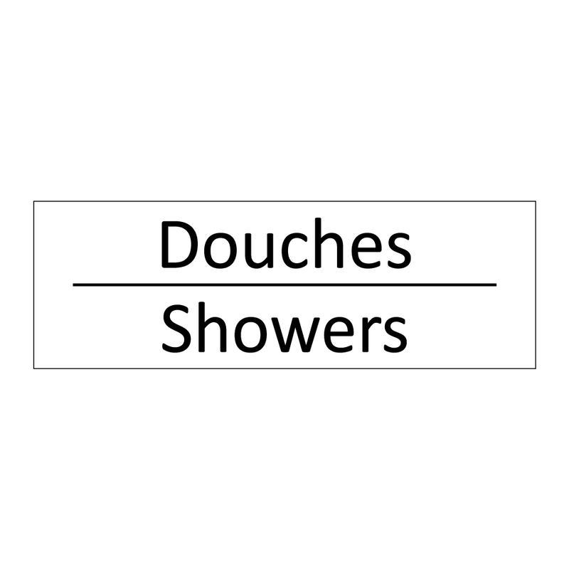 Douches - Showers