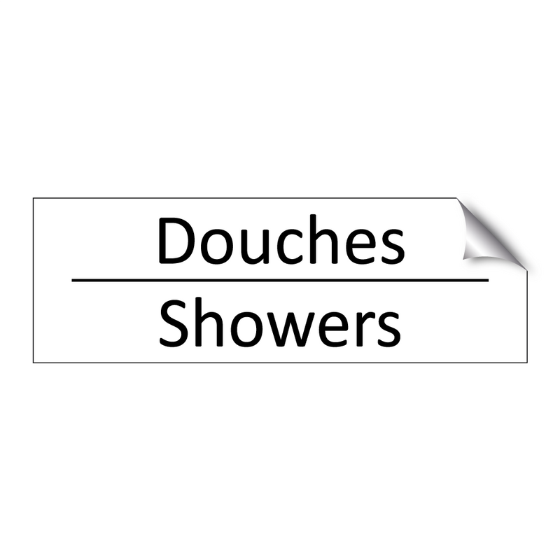 Douches - Showers
