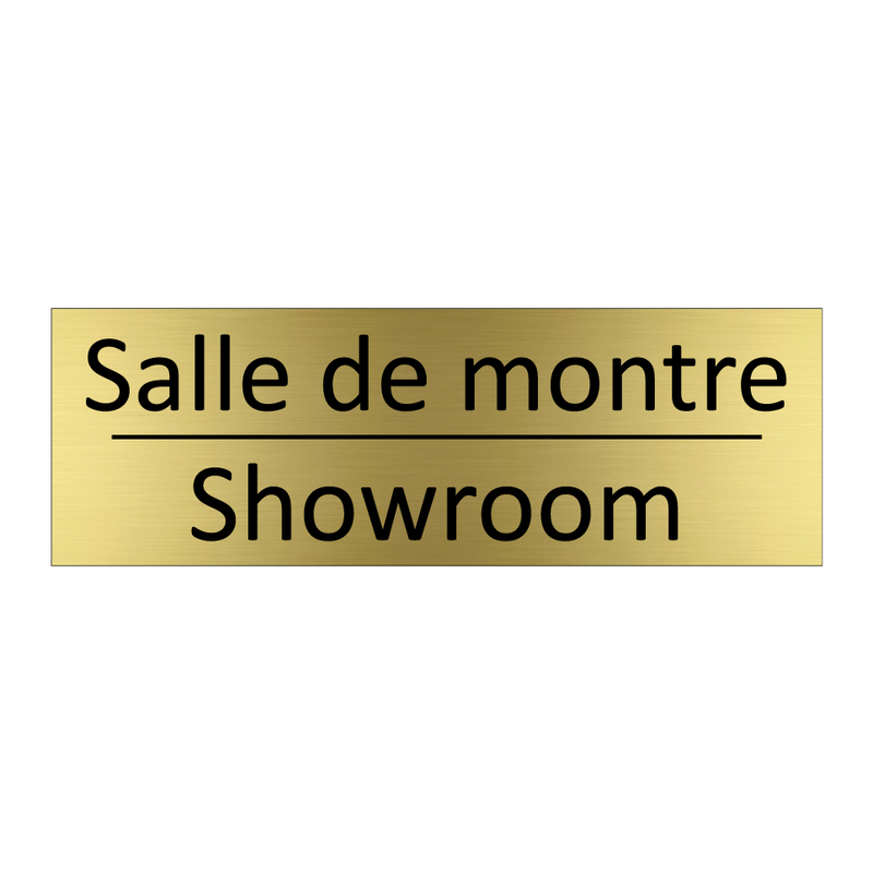 Salle de montre - Showroom