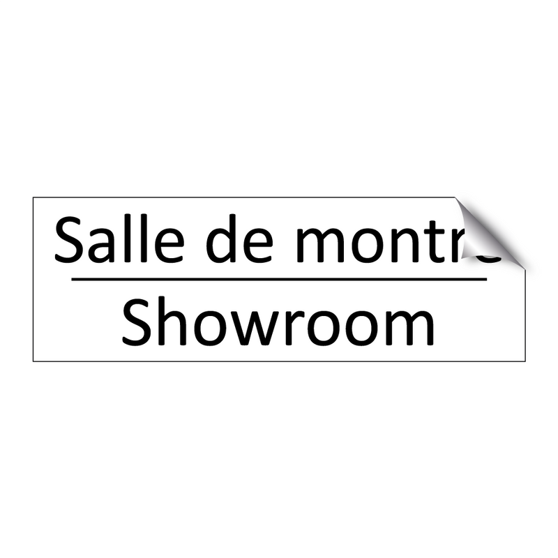 Salle de montre - Showroom