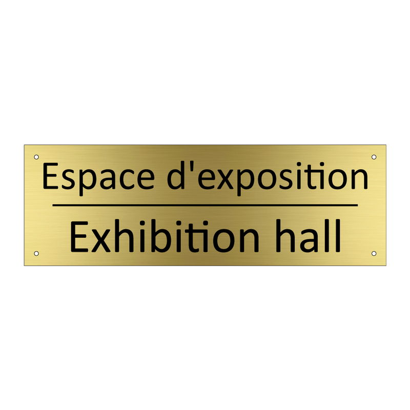 Espace d'exposition - Exhibition hall