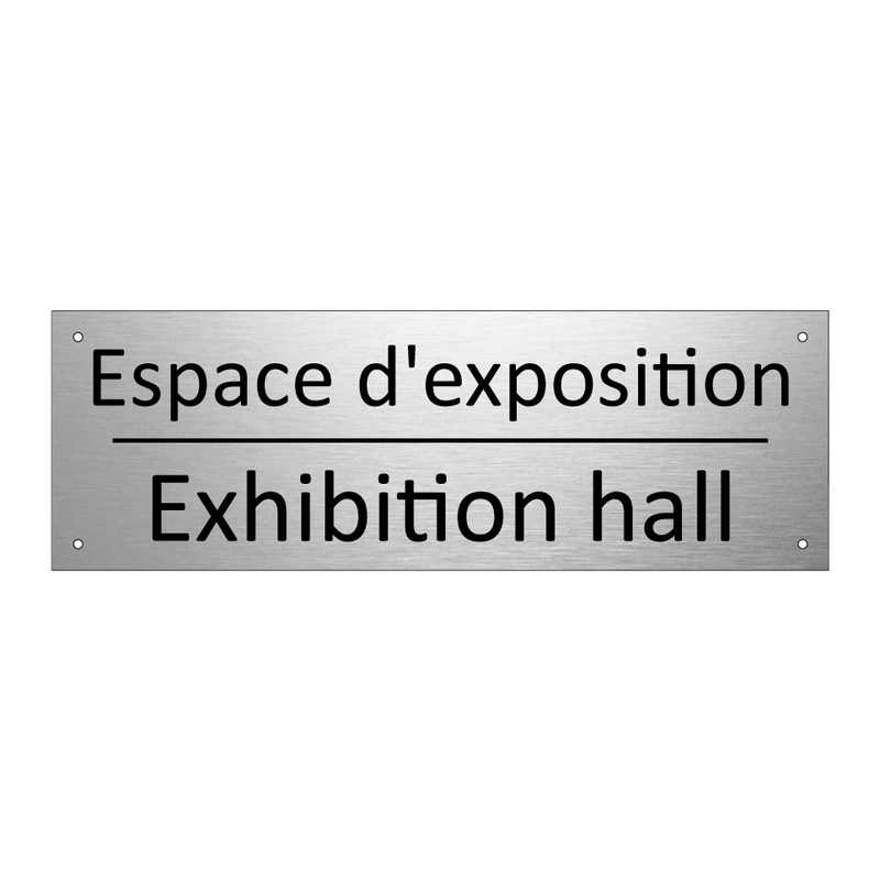 Espace d'exposition - Exhibition hall