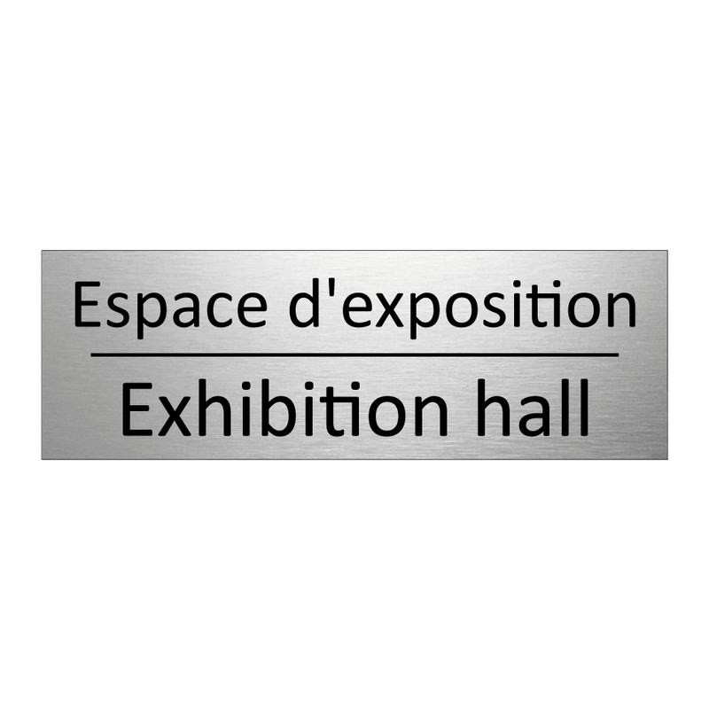 Espace d'exposition - Exhibition hall