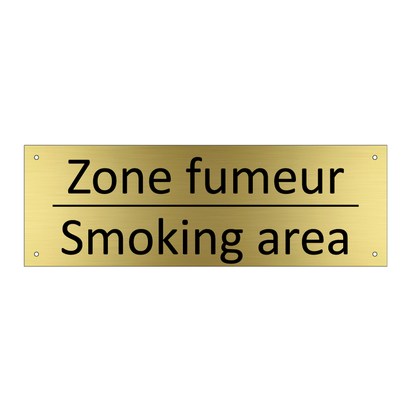 Zone fumeur - Smoking area