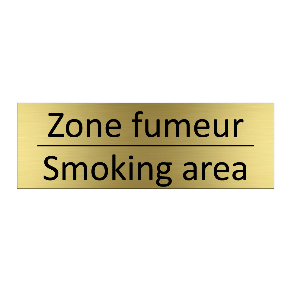 Zone fumeur - Smoking area