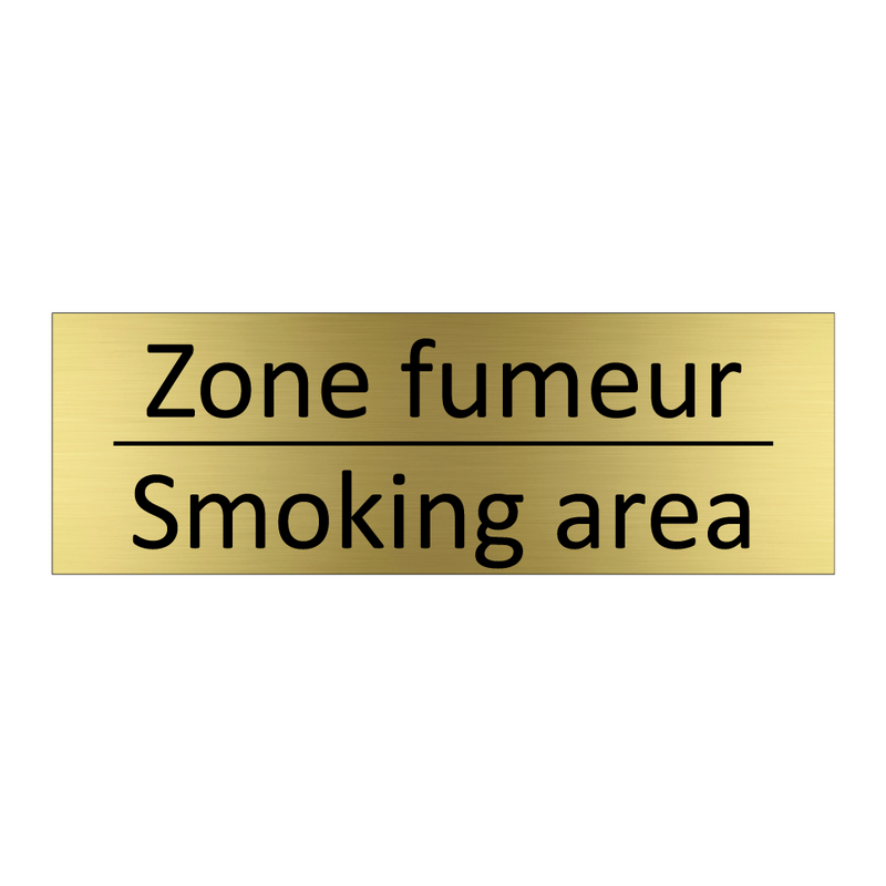 Zone fumeur - Smoking area