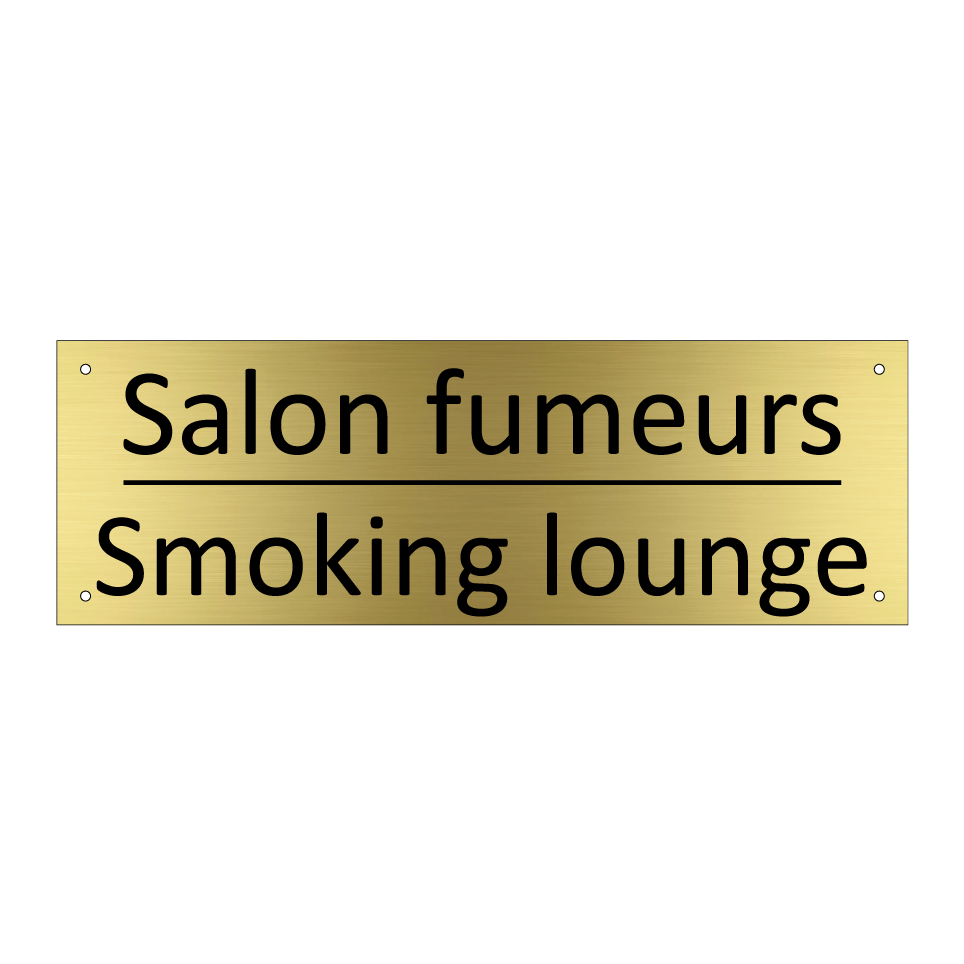 Salon fumeurs - Smoking lounge