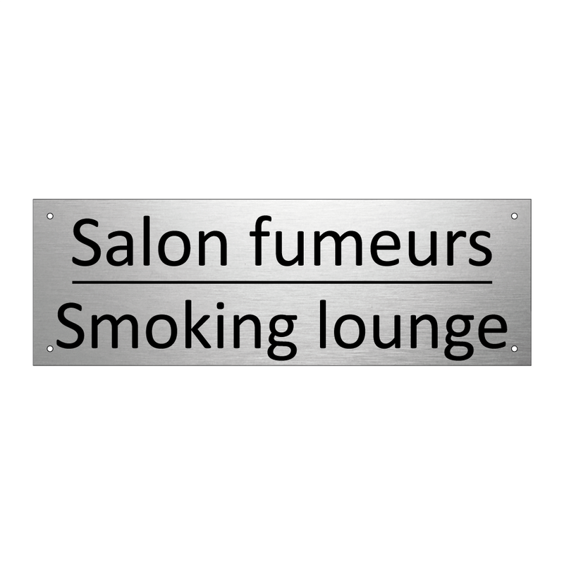 Salon fumeurs - Smoking lounge