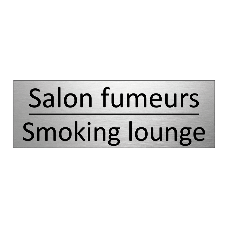 Salon fumeurs - Smoking lounge