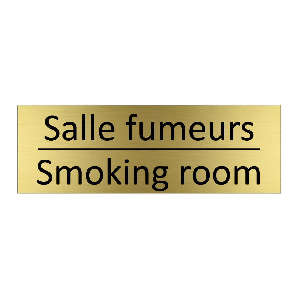 Salle fumeurs - Smoking room