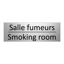 Salle fumeurs - Smoking room