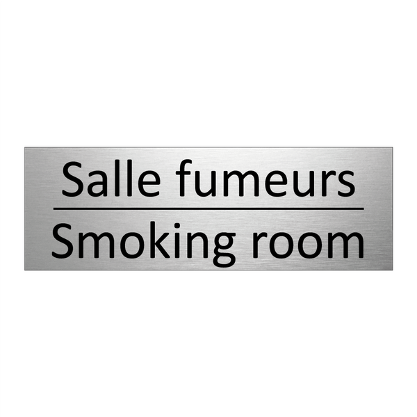 Salle fumeurs - Smoking room