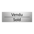 Vendu - Sold