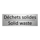 Déchets solides - Solid waste