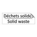 Déchets solides - Solid waste