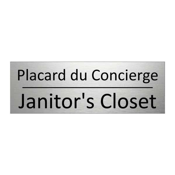 Placard du Concierge - Janitor's Closet