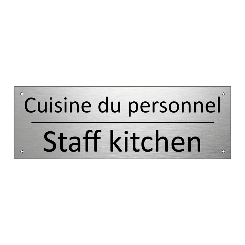 Cuisine du personnel - Staff kitchen