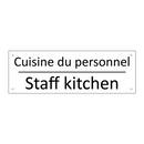 Cuisine du personnel - Staff kitchen
