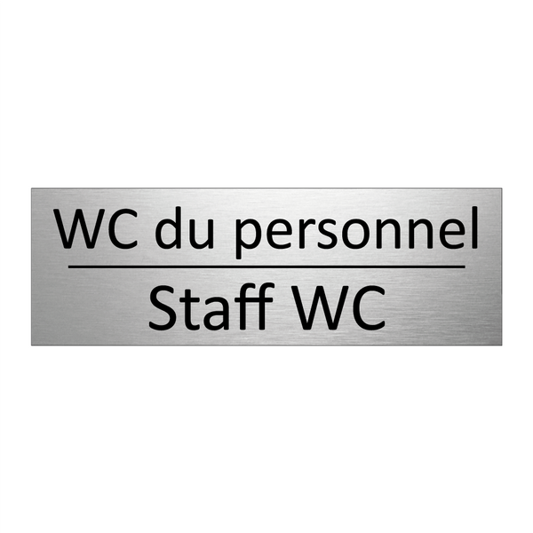 WC du personnel - Staff WC