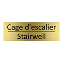 Cage d'escalier - Stairwell