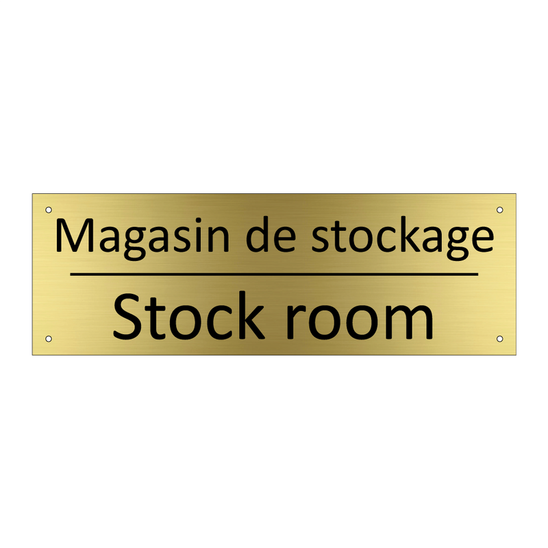 Magasin de stockage - Stock room