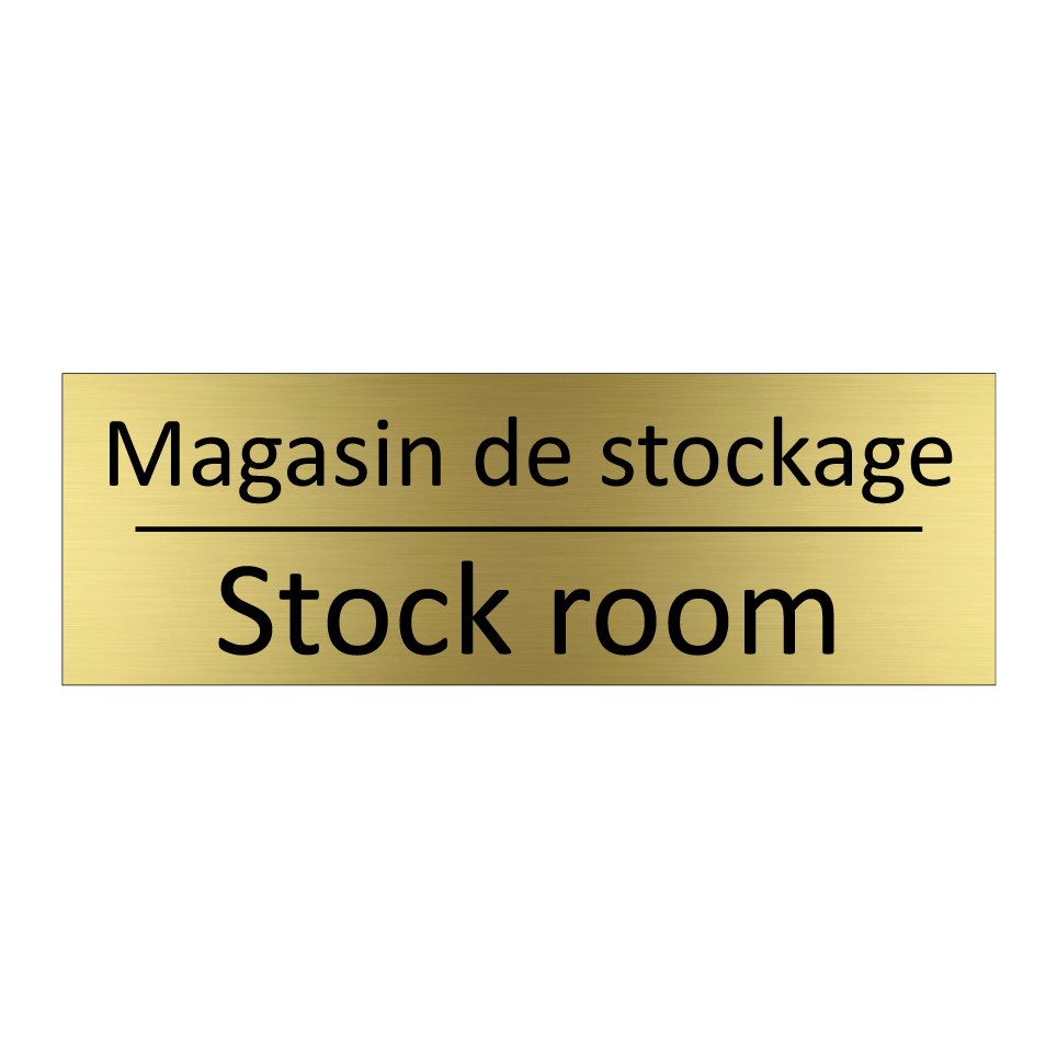 Magasin de stockage - Stock room