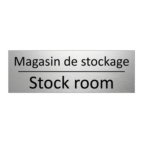 Magasin de stockage - Stock room