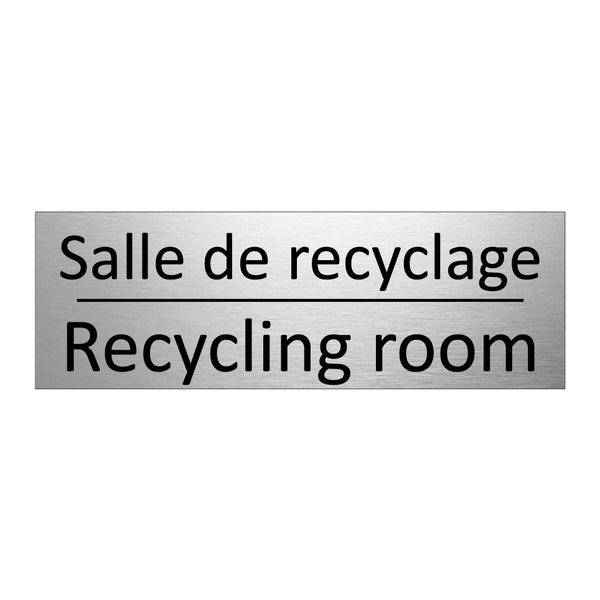 Salle de recyclage - Recycling room