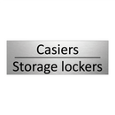 Casiers - Storage lockers