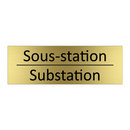Sous-station - Substation