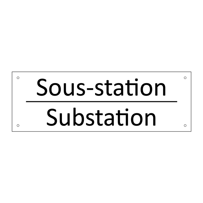 Sous-station - Substation