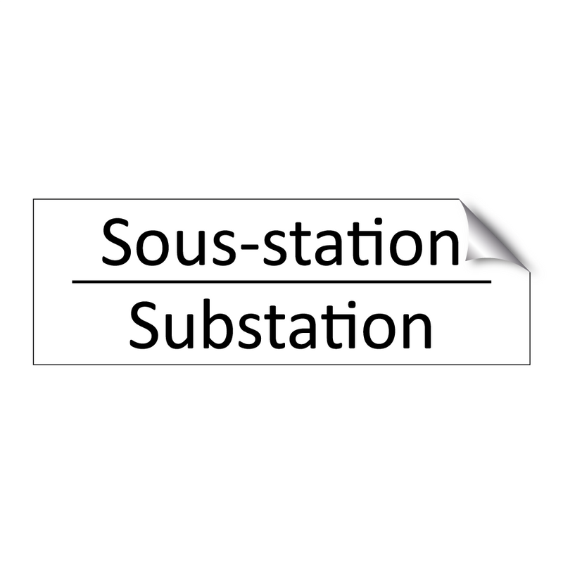 Sous-station - Substation