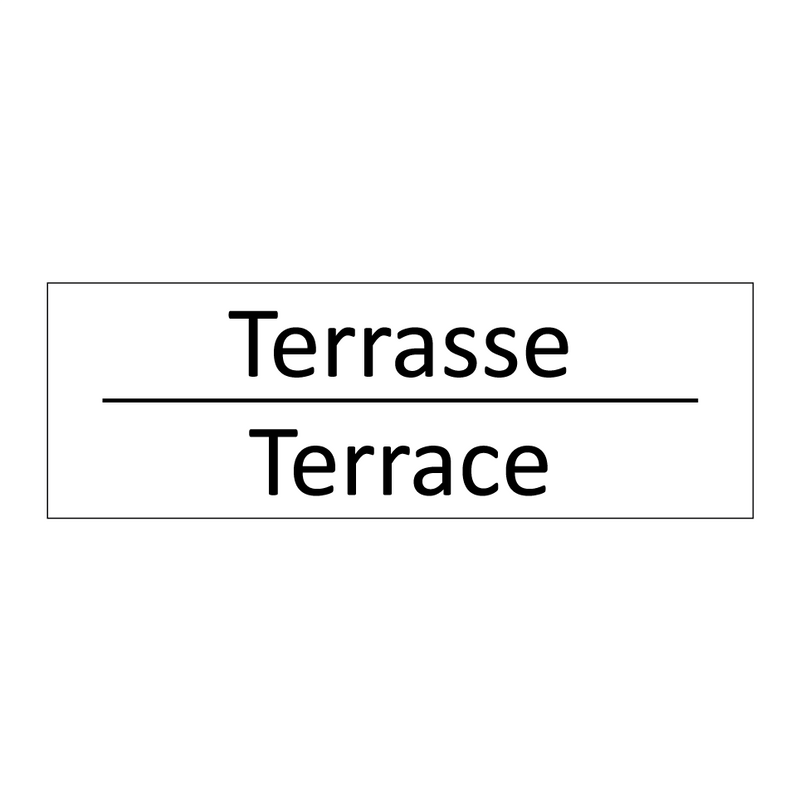 Terrasse - Terrace