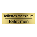 Toilettes messieurs - Toilet men