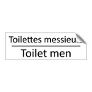 Toilettes messieurs - Toilet men