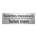 Toilettes messieurs - Toilet men