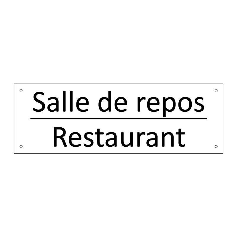 Salle de repos - Restaurant