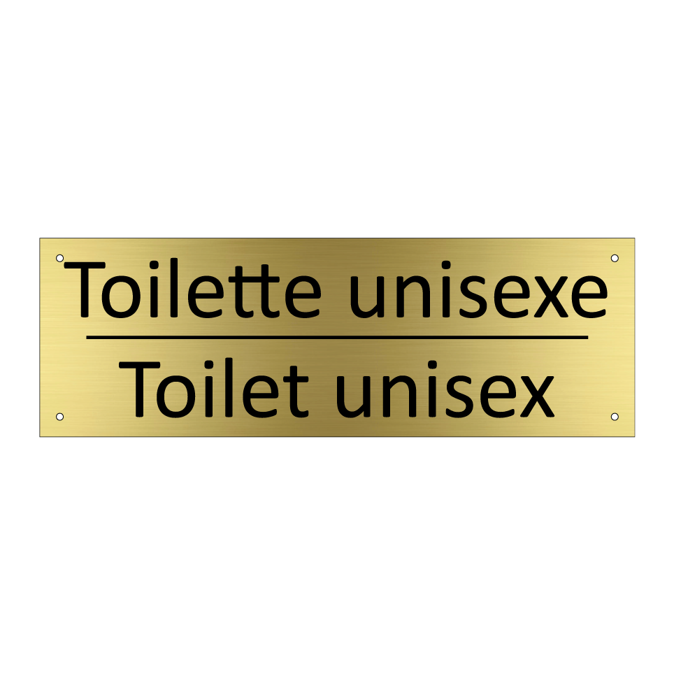 Toilette unisexe - Toilet unisex