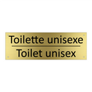 Toilette unisexe - Toilet unisex