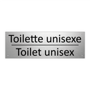 Toilette unisexe - Toilet unisex
