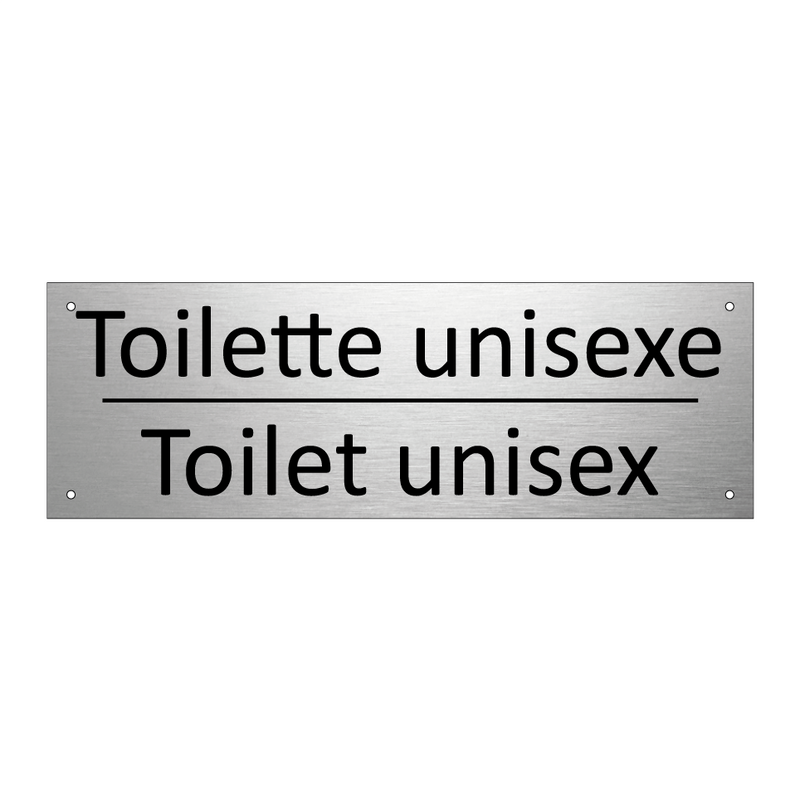 Toilette unisexe - Toilet unisex