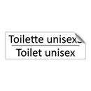 Toilette unisexe - Toilet unisex