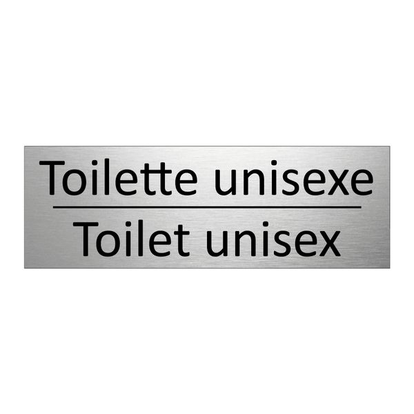 Toilette unisexe - Toilet unisex