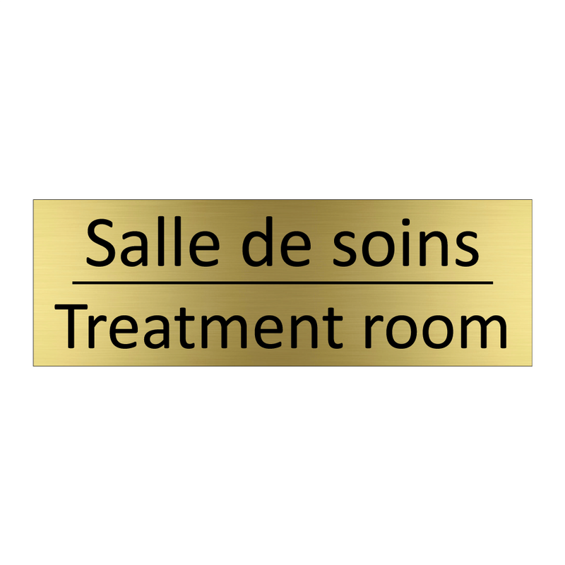 Salle de soins - Treatment room