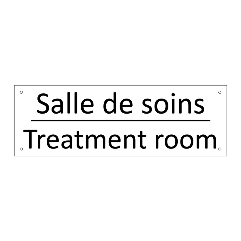 Salle de soins - Treatment room
