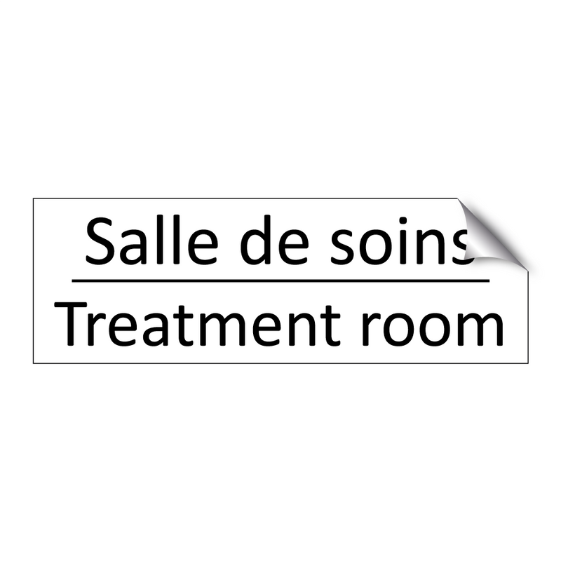 Salle de soins - Treatment room