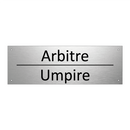 Arbitre - Umpire
