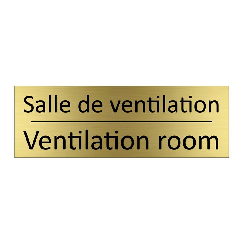 Salle de ventilation - Ventilation room