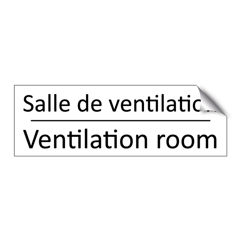 Salle de ventilation - Ventilation room